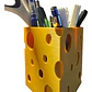 Portalápices De Queso - Miniatura 1