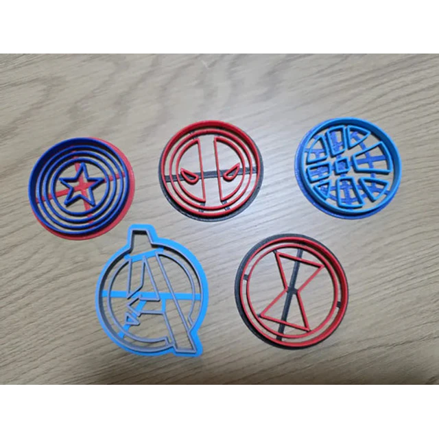 Cortadores De Galletas - Héroes (pack 5 Un)