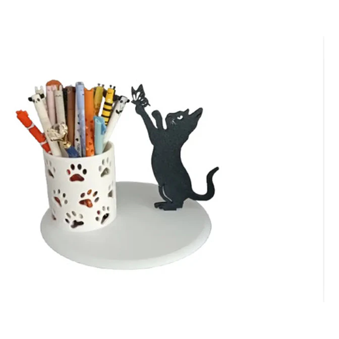 Portalápices De Gato Juguetón 1