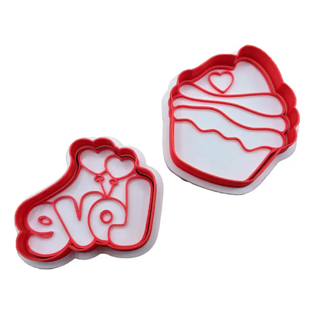 Cortadores Y Sellos Galletas Magdalena De Amor (pack 2 Un) 1