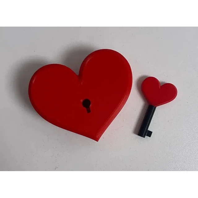 Caja De San Valentín Con Cerradura