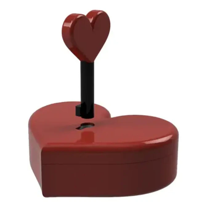 Caja De San Valentín Con Cerradura 4