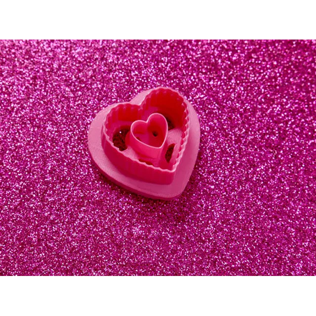 Cortador De Galleta Doble Corazón