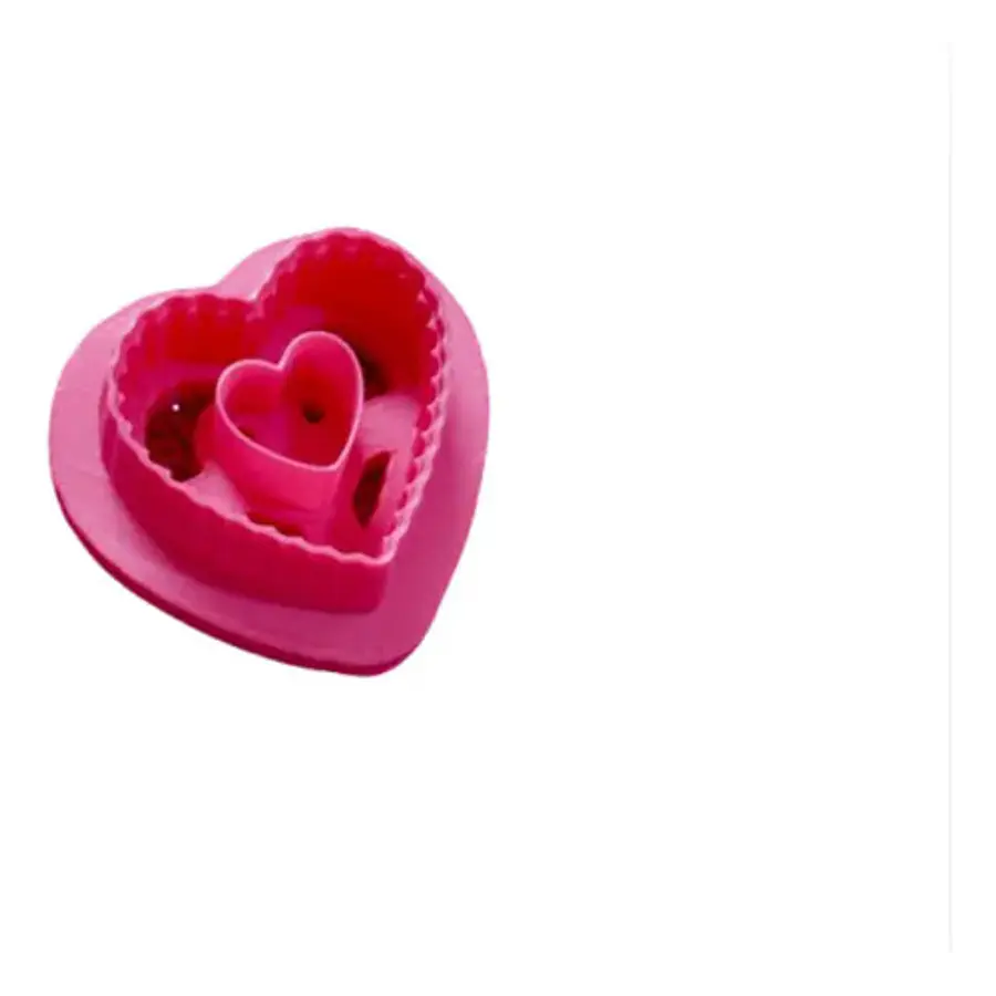 Cortador De Galleta Doble Corazón