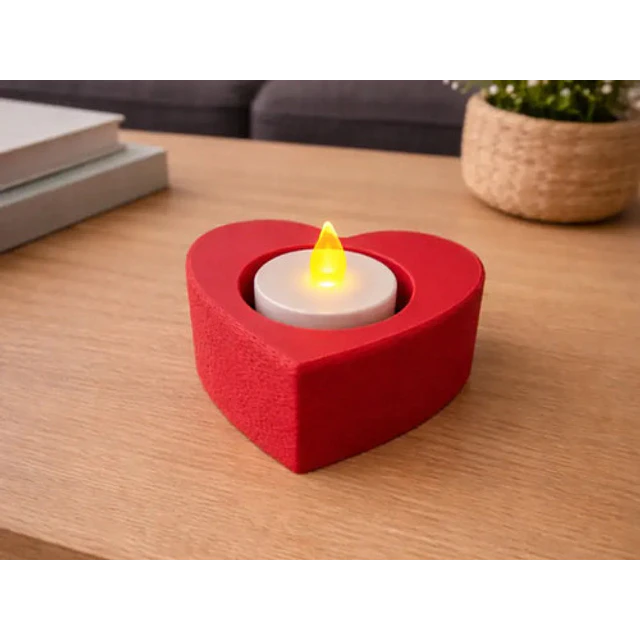 Portavelas De Corazón San Valentín (no Incluye Vela)