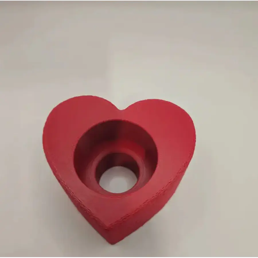 Portavelas De Corazón San Valentín (no Incluye Vela)