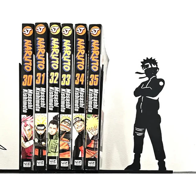 Sujetalibros Naruto De 2 Piezas Decorativo