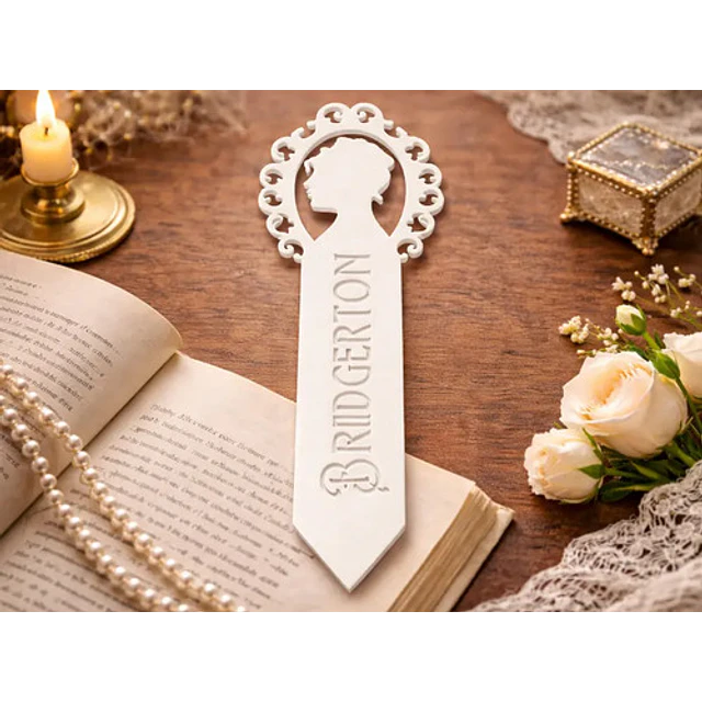 Marcapáginas Bridgerton Elegante Y Original