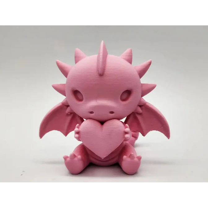 Figura Decorativa - Dragón Con Corazón 1
