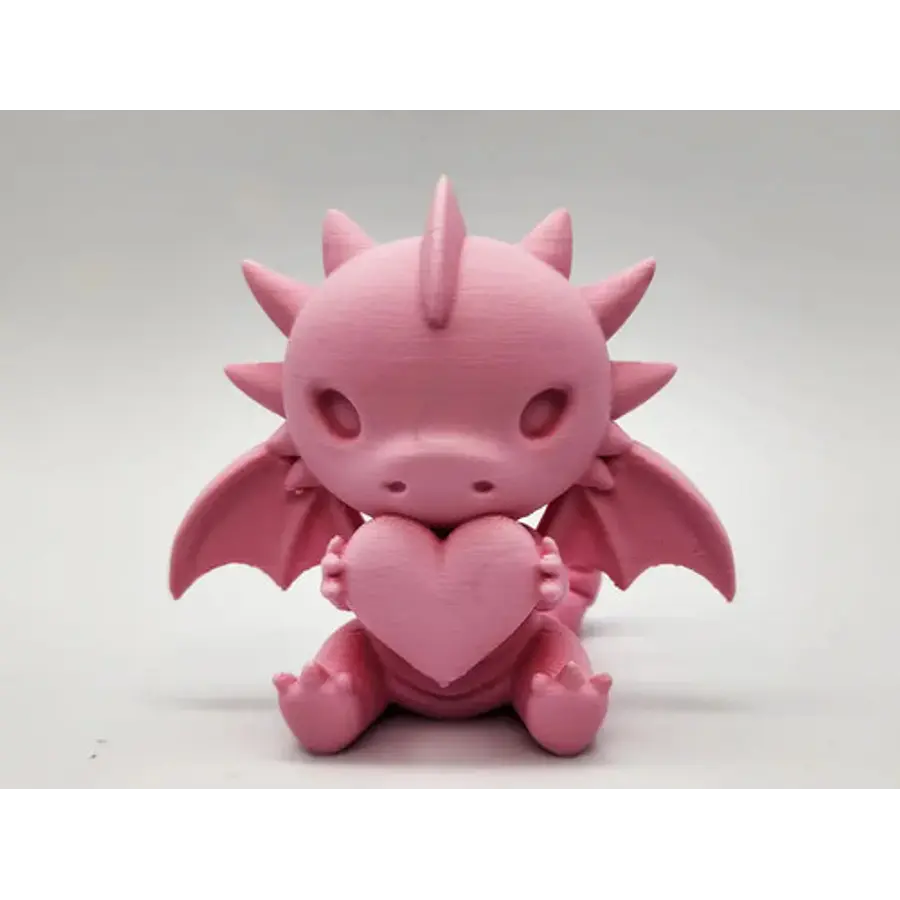 Figura Decorativa - Dragón Con Corazón