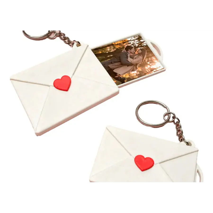 Llavero De Carta Con Foto - Regalo San Valentín