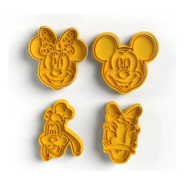 Cortadores De Galletas Mickey Mouse (pack 4 Un)