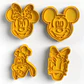 Cortadores De Galletas Mickey Mouse (pack 4 Un) - Miniatura 3