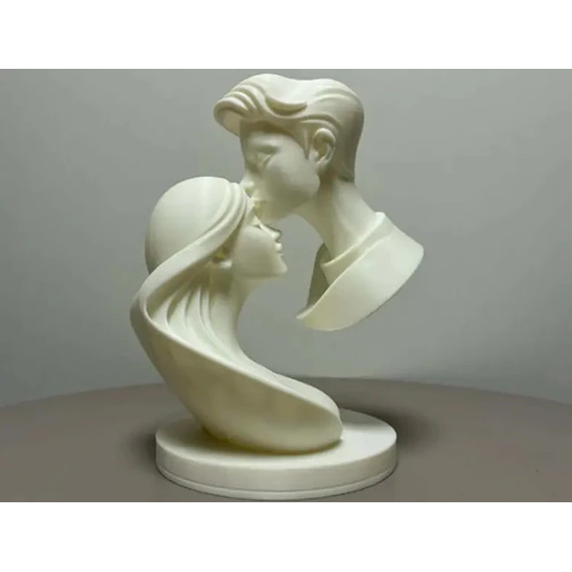 El Beso - Escultura Minimalista Moderna