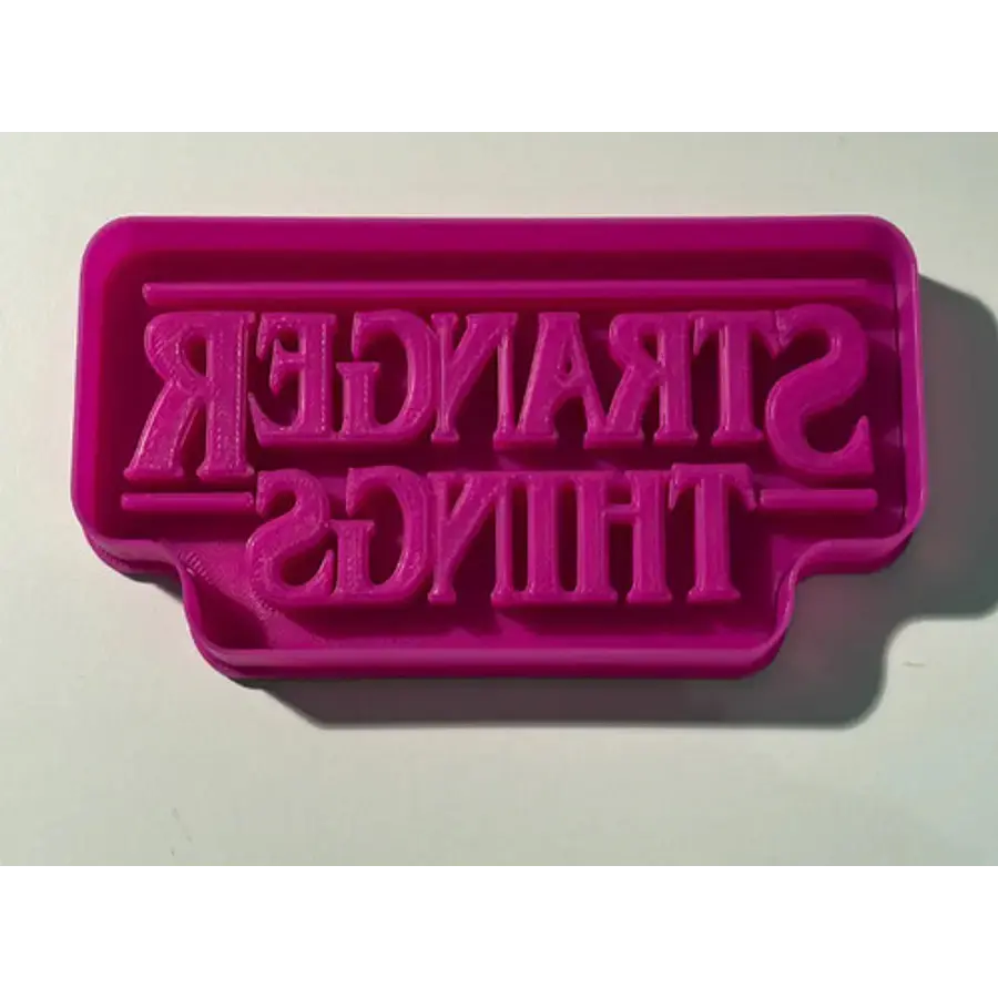 Cortador De Galletas Título Stranger Things