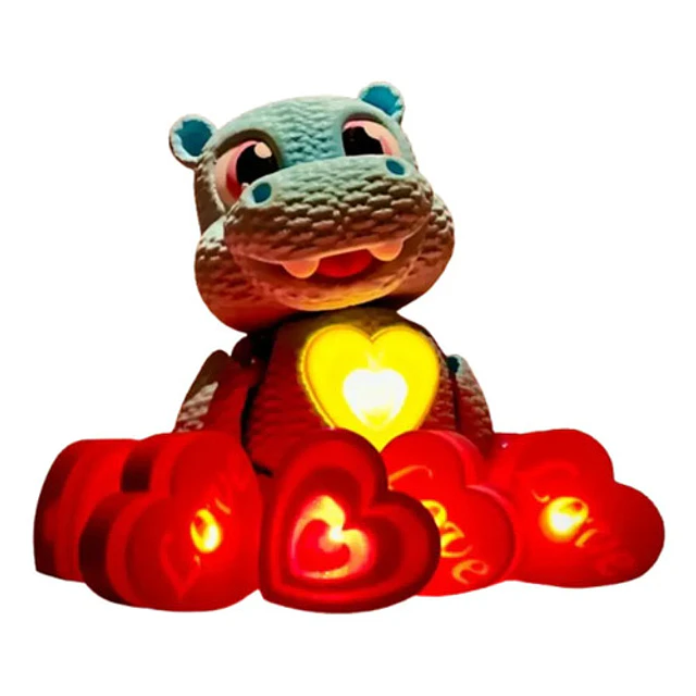 Hipopótamo Corazón- San Valentín