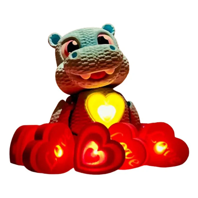 Hipopótamo Corazón- San Valentín 1