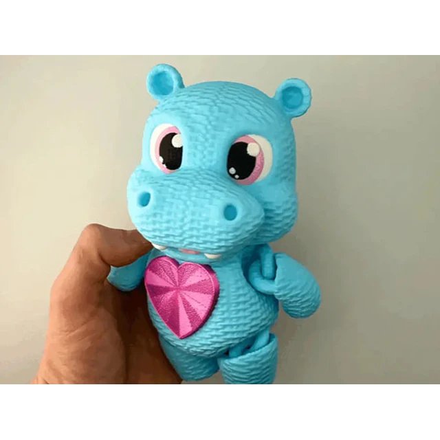 Hipopótamo Corazón- San Valentín