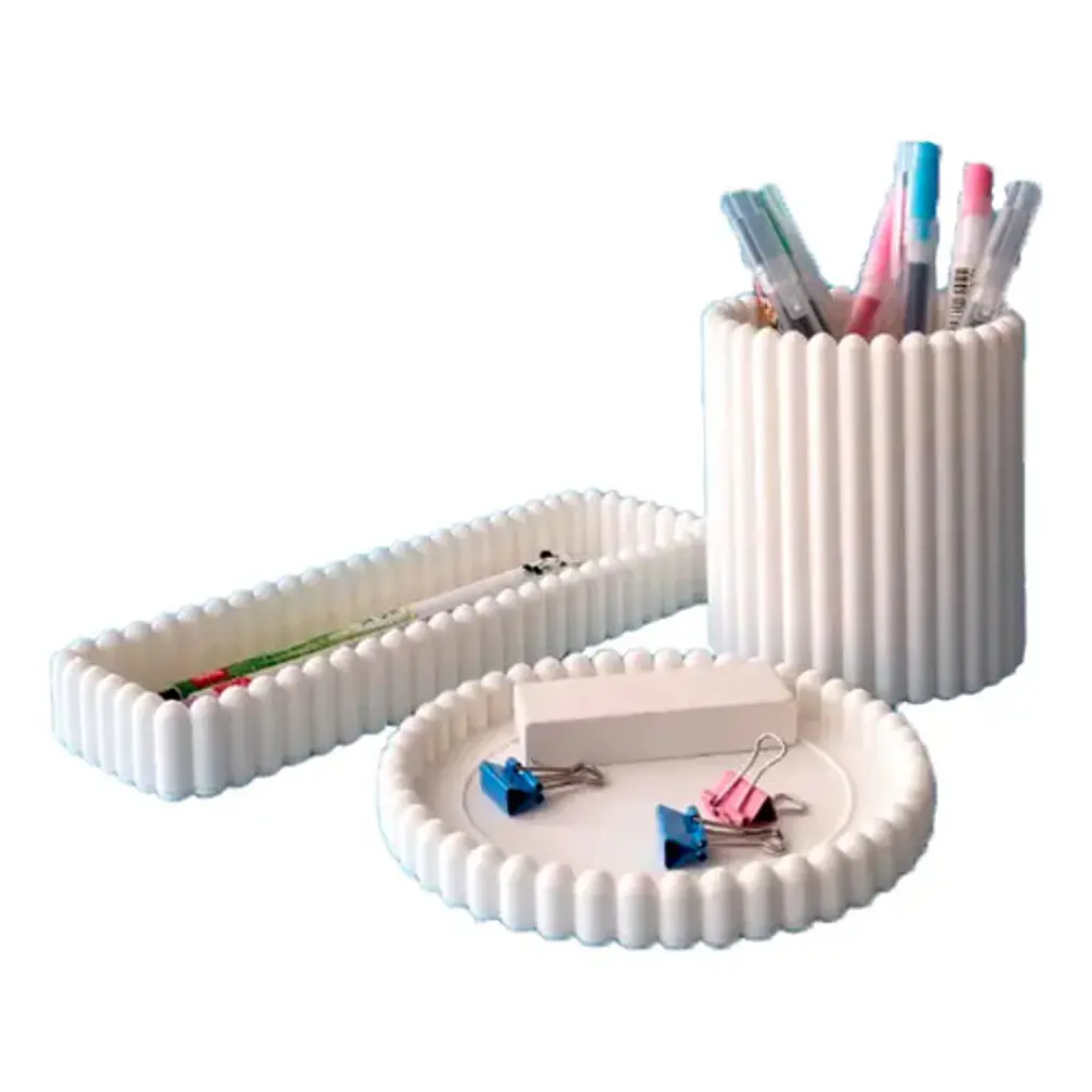 Set Organizador De Escritorio Adorable (pack 3 Un) 1