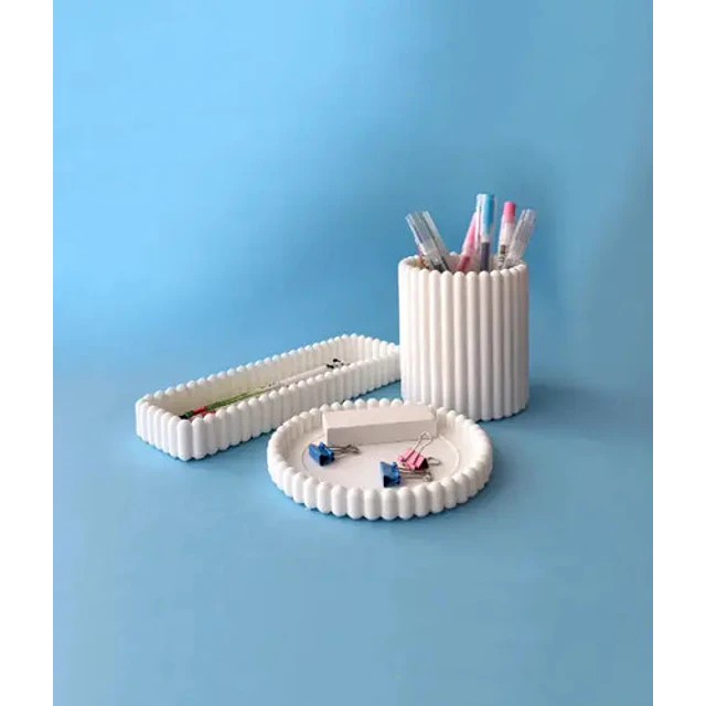Set Organizador De Escritorio Adorable (pack 3 Un)