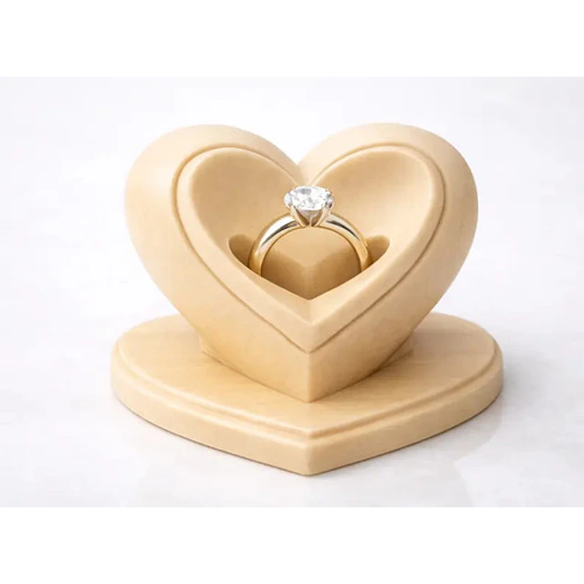 Soporte De Anillos De Corazón