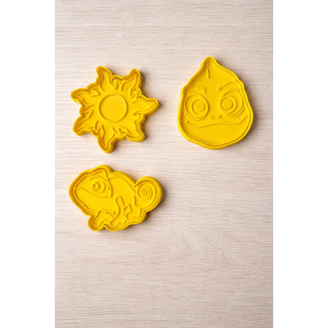 Cortadores De Galletas - Rapunzel (pack 3 Un)