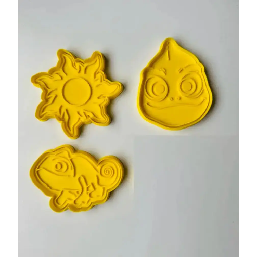 Cortadores De Galletas - Rapunzel (pack 3 Un) 3