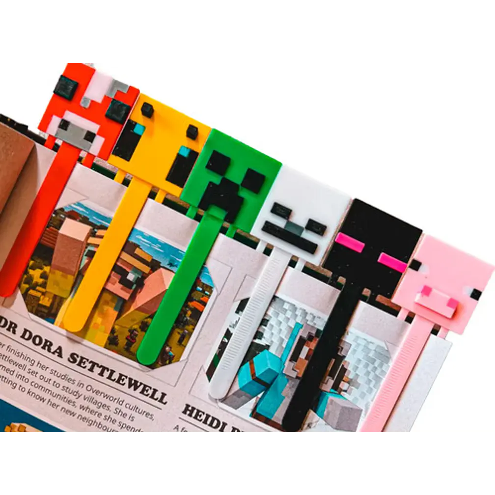 Marcapáginas Colección De Minecraft (pack 6 Un) 1