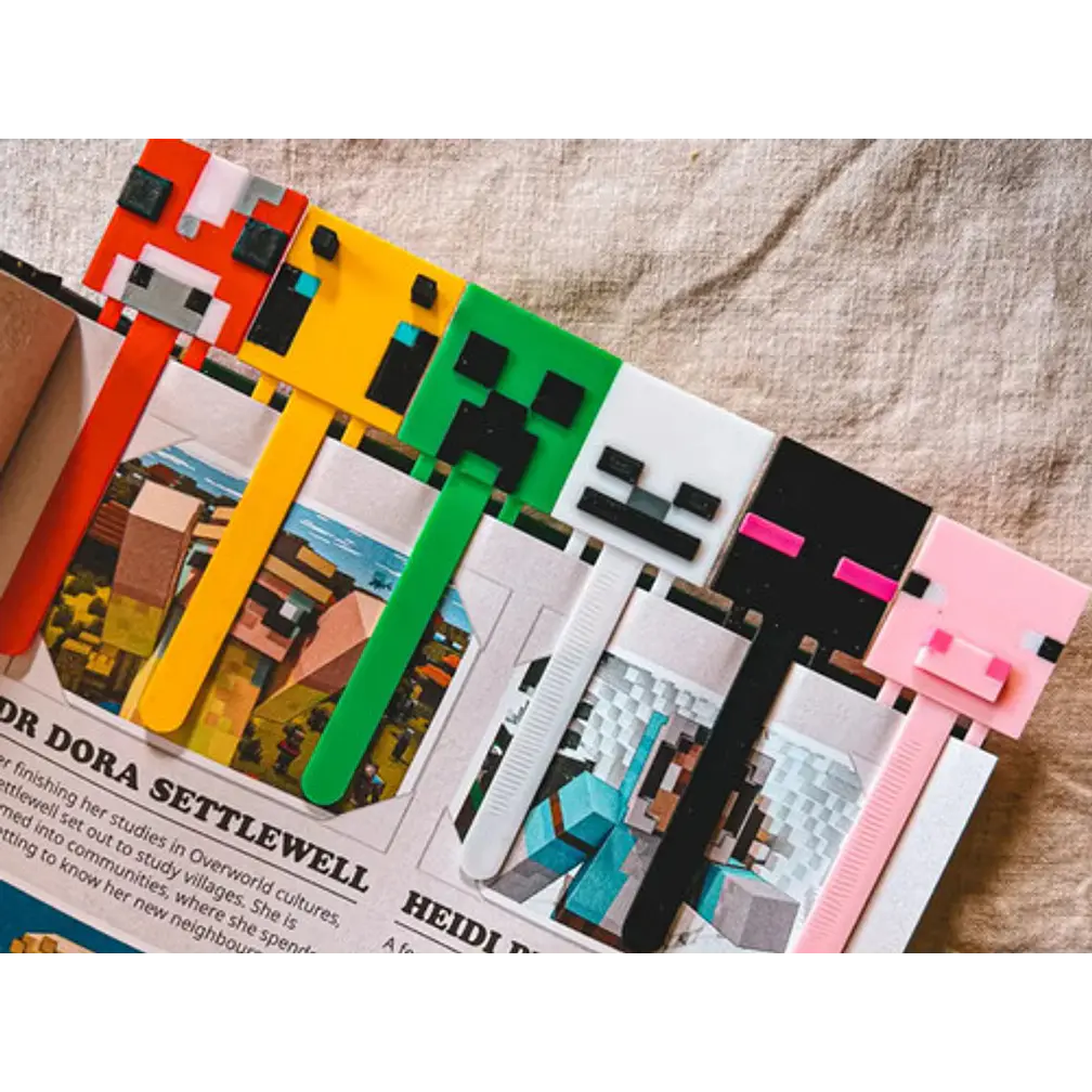 Marcapáginas Colección De Minecraft (pack 6 Un) 2