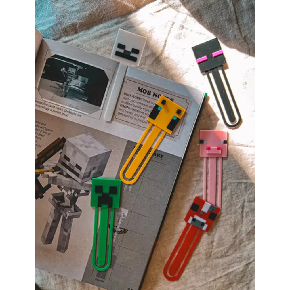 Marcapáginas Colección De Minecraft (pack 6 Un) 4