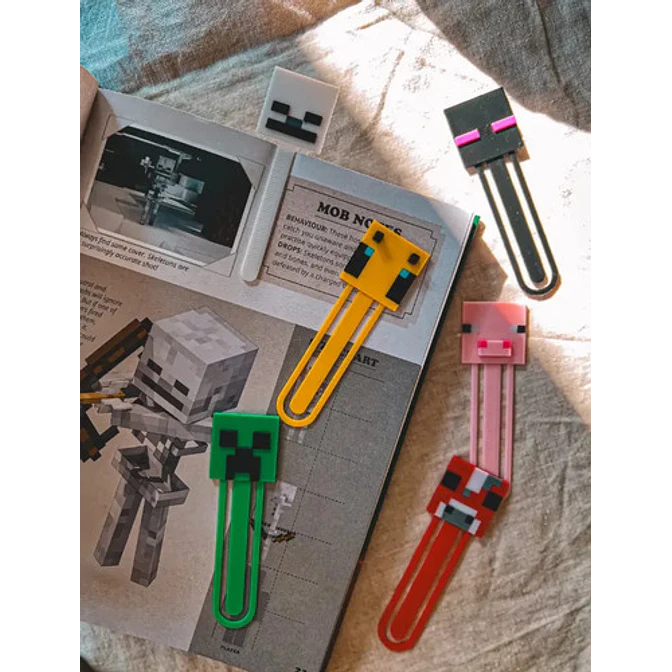 Marcapáginas Colección De Minecraft (pack 6 Un) 4
