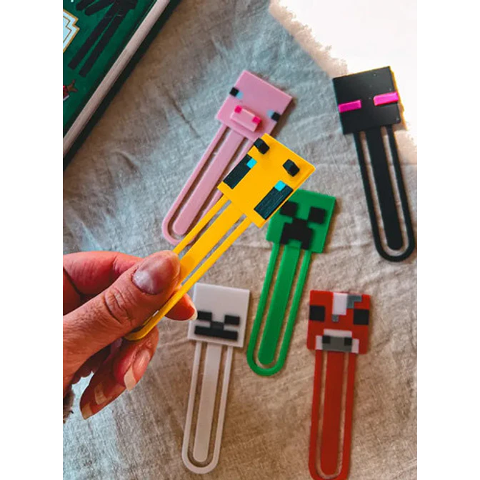 Marcapáginas Colección De Minecraft (pack 6 Un) 5