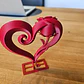 Escultura Corazón De Rosa Regalo De San Valentín - Miniatura 4