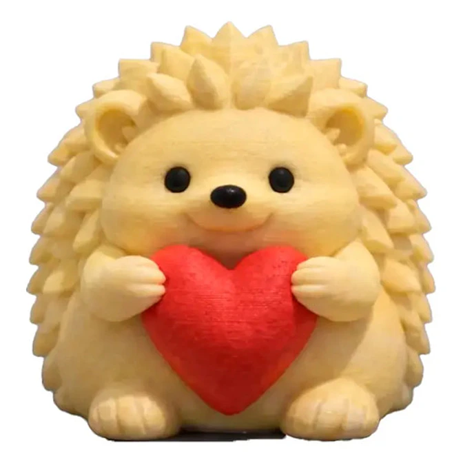 Figura Decorativa - Erizo Con Corazón 1