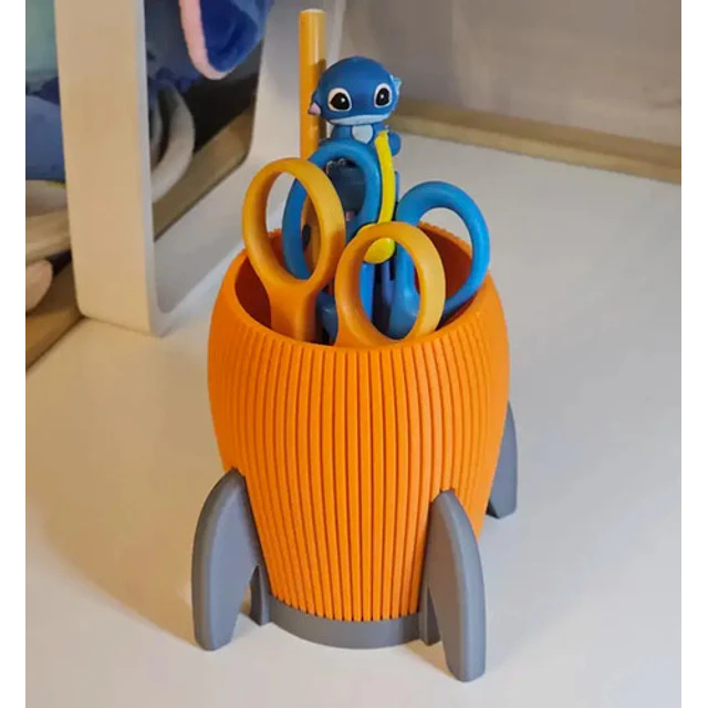 Portalápices Diseño Cohete