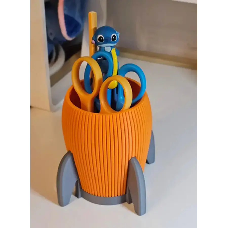 Portalápices Diseño Cohete