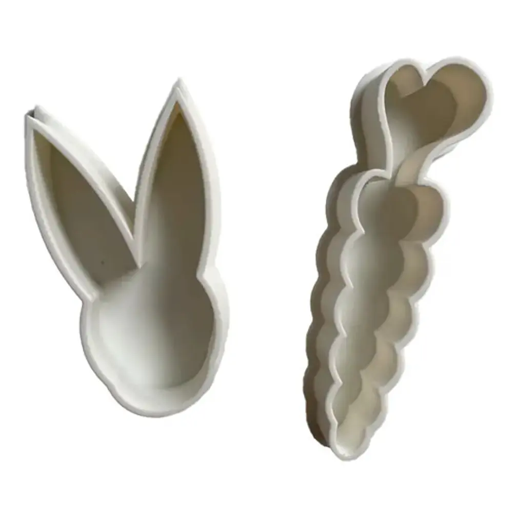 Cortadores De Galletas - Conejo Y Zanahoria (pack 2 Un) 1
