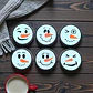 Posavasos De Muñeco De Nieve Con Soporte (pack 6 Un) - Miniatura 1
