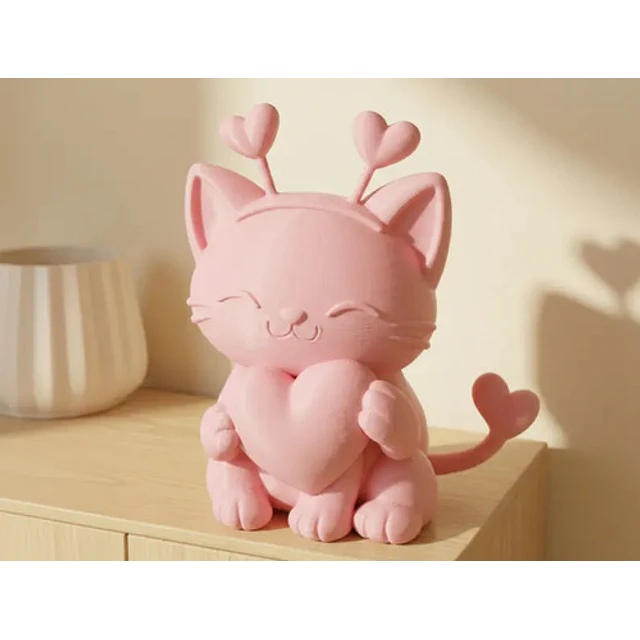 Linda Figura De Lindo Gato Gordito