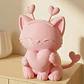 Linda Figura De Lindo Gato Gordito - Miniatura 1