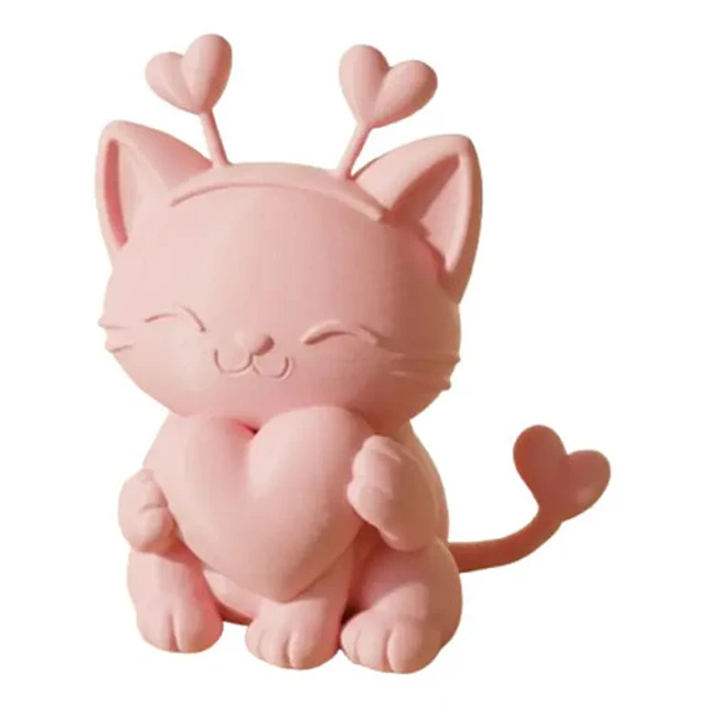 Linda Figura De Lindo Gato Gordito