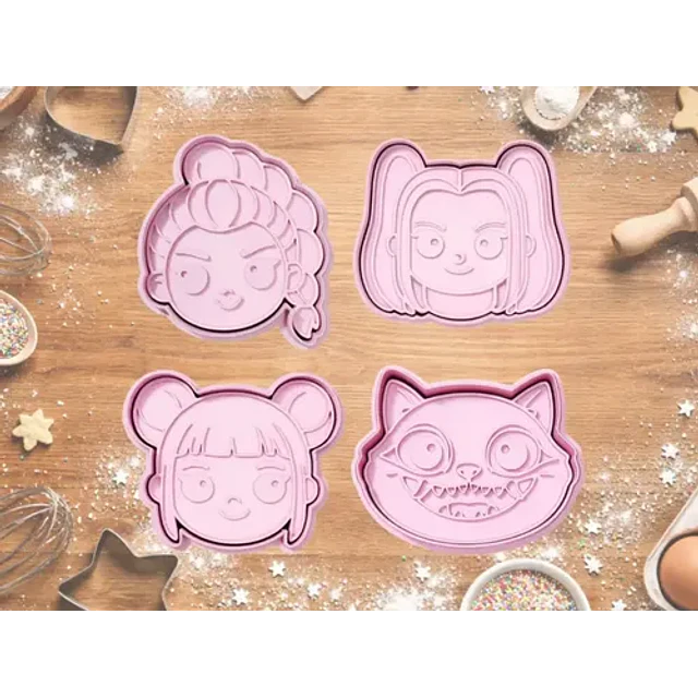 Cortadores De Galletas - Guerreras Kpop (pack 4 Un)