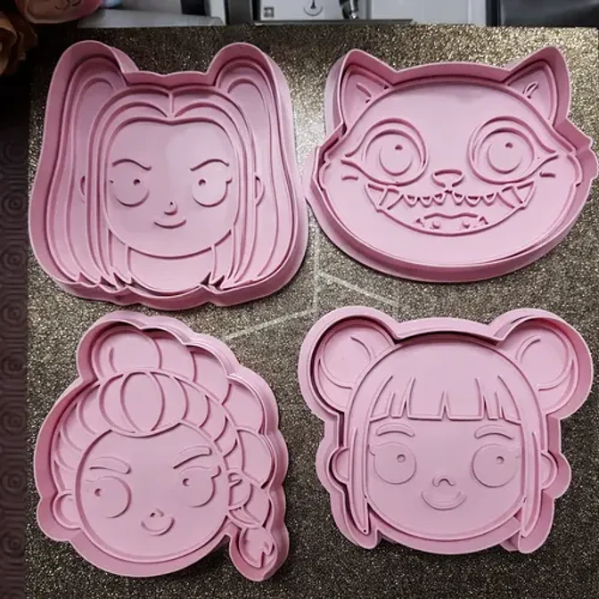 Cortadores De Galletas - Guerreras Kpop (pack 4 Un) 5