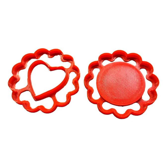 Cortador De Galleta - Corazón En Flor 1