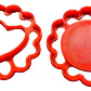 Cortador De Galleta - Corazón En Flor - Miniatura 1
