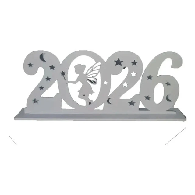 Figura Decorativa - Diseño 2 Año Nuevo 2026