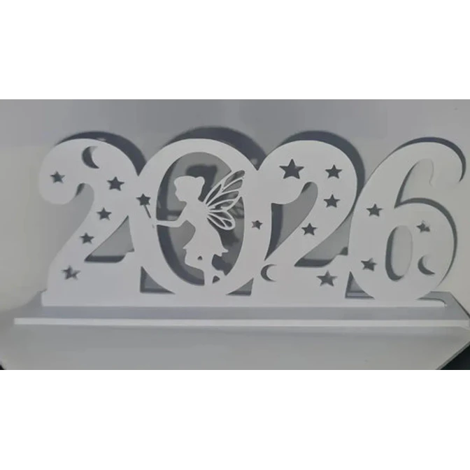 Figura Decorativa - Diseño 2 Año Nuevo 2026 2