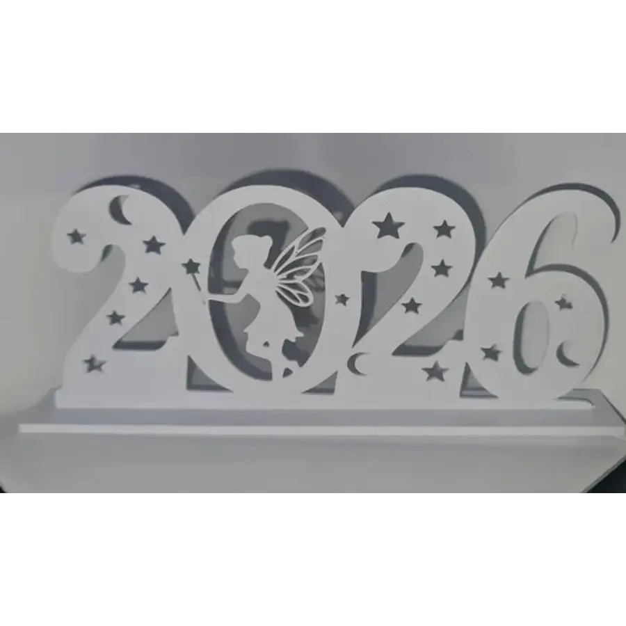 Figura Decorativa - Diseño 2 Año Nuevo 2026