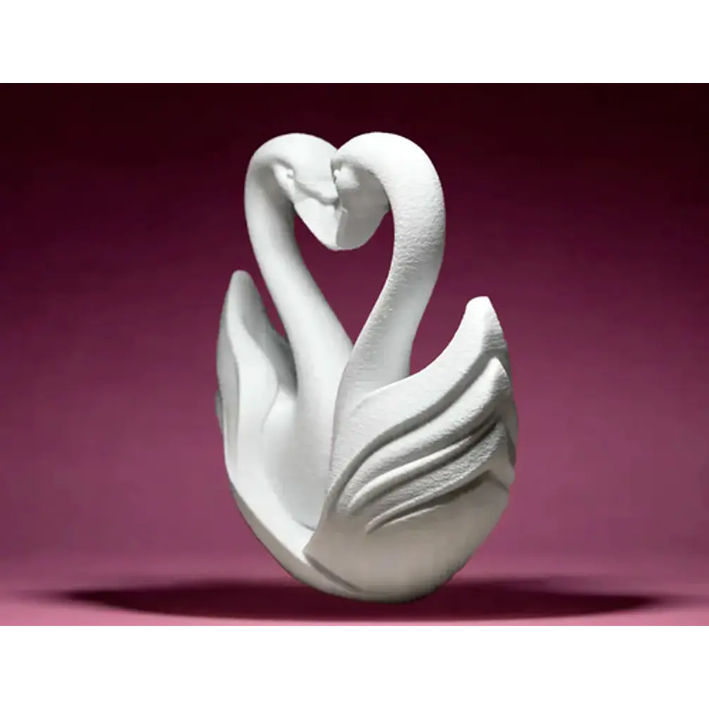 Figura Decorativa - Corazón De Cisnes 4