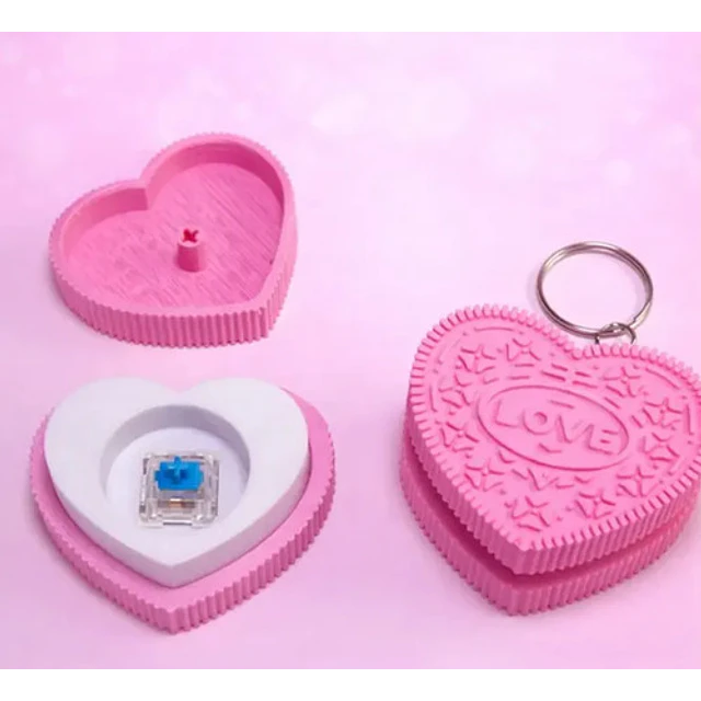 Figura Clicker De Oreo Corazón